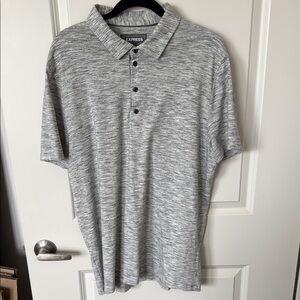 Express Gray Polo Casual Shirt